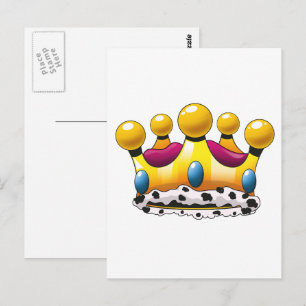 Die Krone des Königs Postkarte
