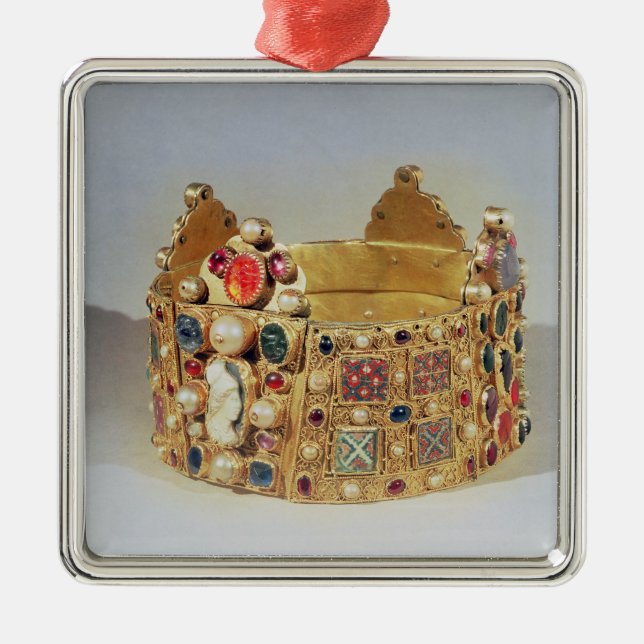 Die Krone von Hildesheim Silbernes Ornament (Vorne)