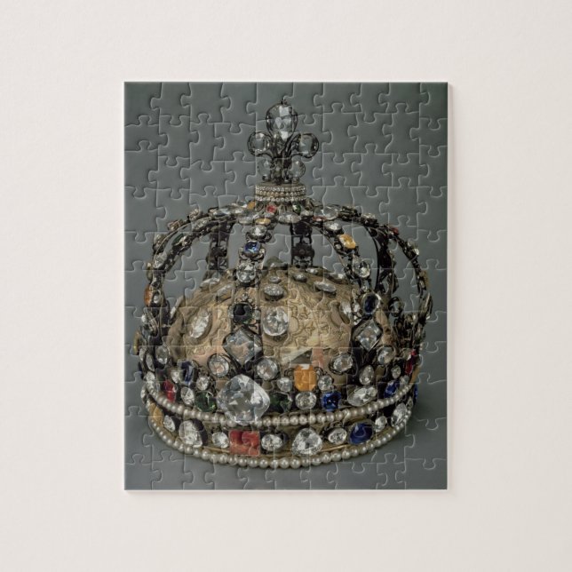 Die Krone von Louis XV, 1722 (vergoldetes Silber, (Vertikal)
