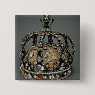 Die Krone von Louis XV, 1722 (vergoldetes Silber, Button