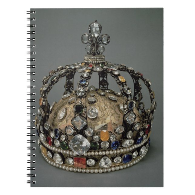 Die Krone von Louis XV, 1722 (vergoldetes Silber, Notizblock (Vorderseite)