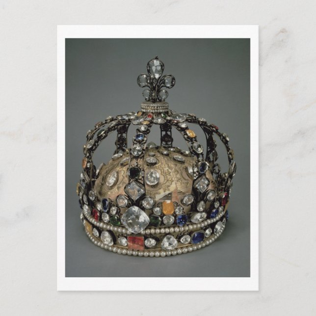 Die Krone von Louis XV, 1722 (vergoldetes Silber,  Postkarte (Vorderseite)