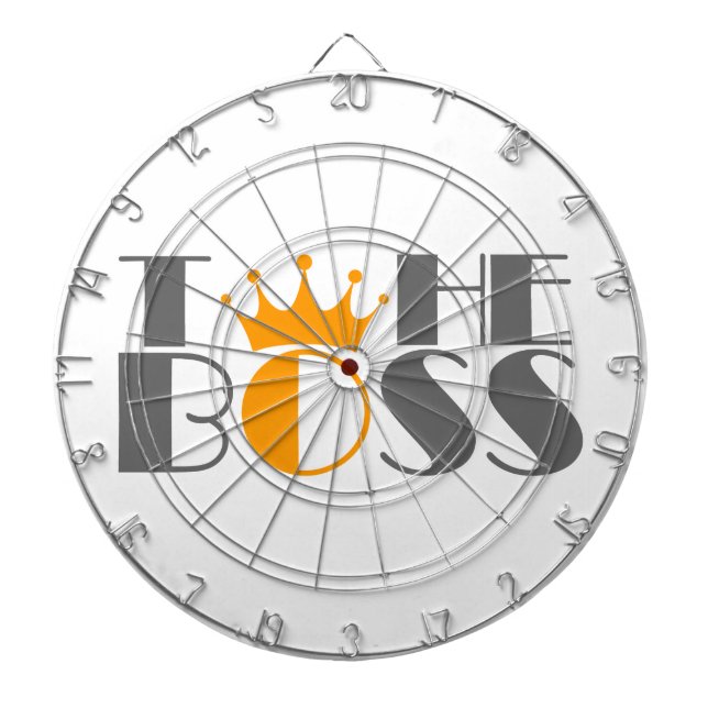 Die Kronen des Boss Dartscheibe (vorne)