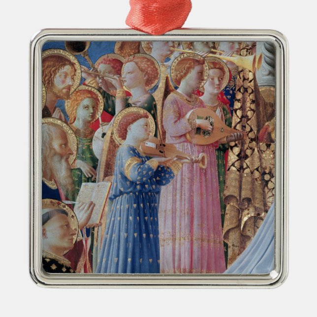 Die Krönung der Jungfrau Silbernes Ornament (Vorne)