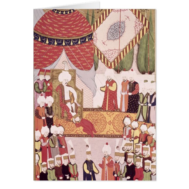 Die Krönung des Sultans Selim I (Vorne)