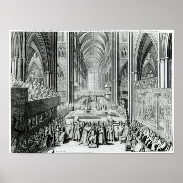 Die Krönung König James II. c.1685 Poster (Vorne)