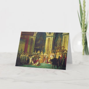 Die Krönung Napoleons durch Jacques Louis David Karte