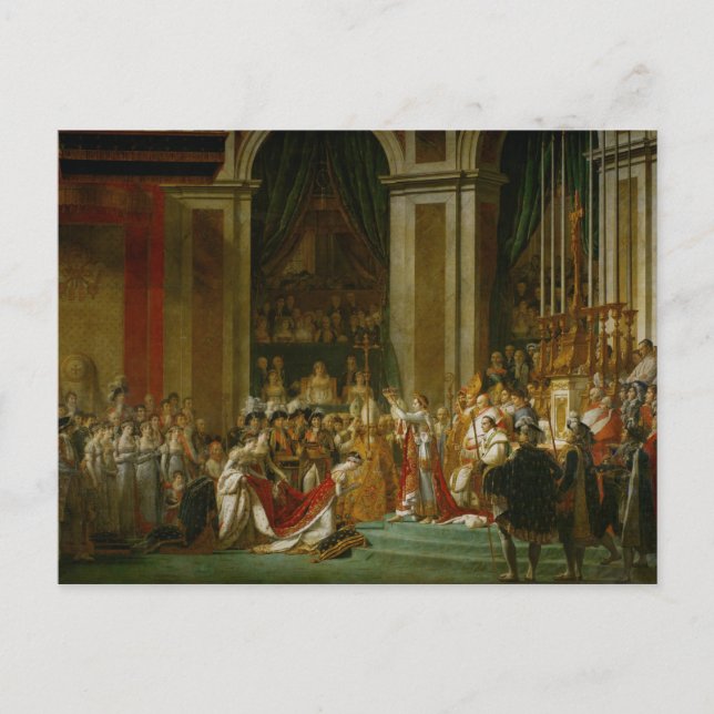Die Krönung Napoleons Postkarte (Vorderseite)