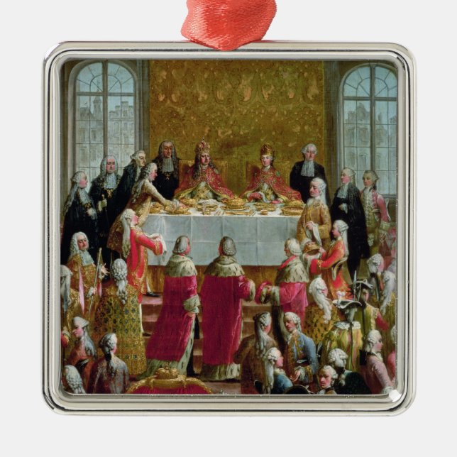 Die Krönung Silbernes Ornament (Vorne)