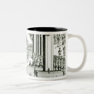Die Krönung von Charles I Zweifarbige Tasse