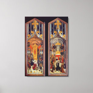 Die Krönung von David und von Louis XII 1501 Leinwanddruck