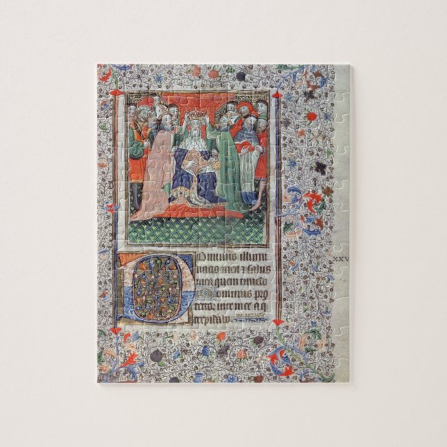 Die Krönung von Henry VI (1421-71) in Westminster, (Vertikal)