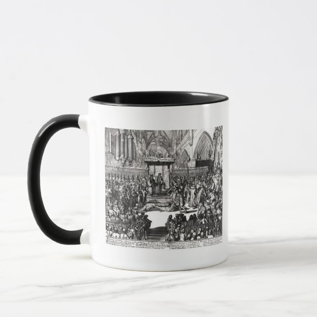 Die Krönung von König George I Tasse (Links)
