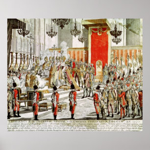 Die Krönung von Leopold II in Bratislava Poster
