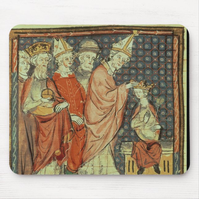 Die Krönung von Louis I 'das fromme Mousepad (Vorne)