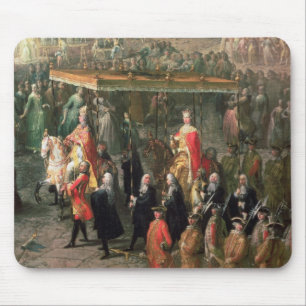 Die Krönungsprozession von Joseph II Mousepad
