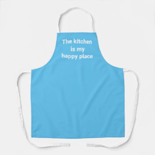 Die Küche ist meine glückliche Place Sky Blue Schü Schürze