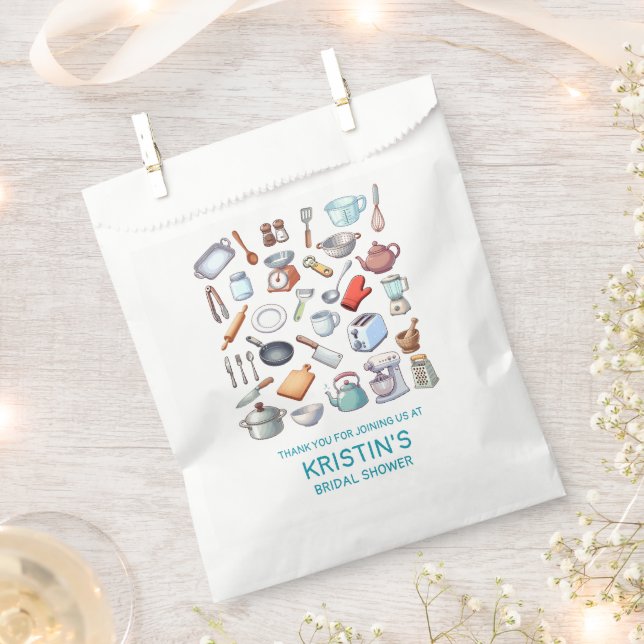 Die Küchen des modernen Brautparty Geschenktütchen (Ausgeschnitten)