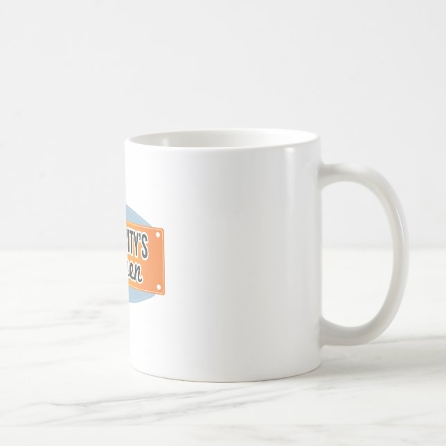 Die Küchen-Logo-Einzelteile des Wohlstandes Kaffeetasse (Rechts)