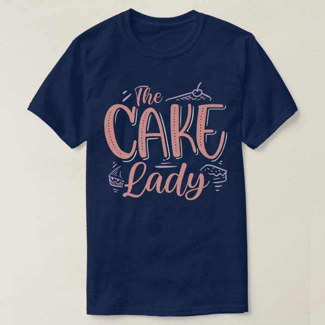 Die Kuchenmutter, Backkuchengebäck T-Shirt (Design vorne)