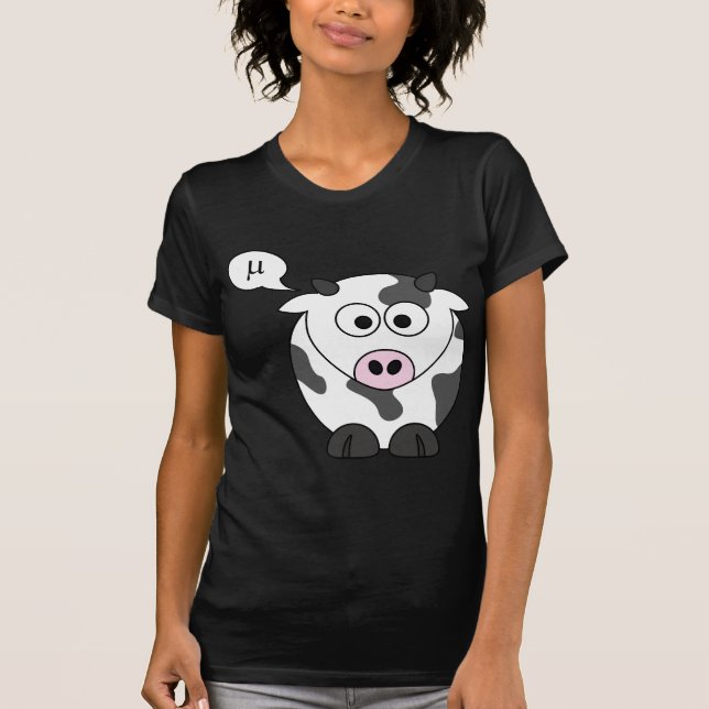 Die Kuh sagt μ T-Shirt (Vorderseite)