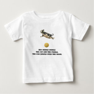 Die Kuh sprang über den Mond Baby T-shirt