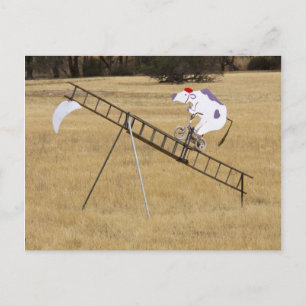 Die Kuh sprang über den Mond Postkarte