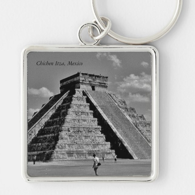 Die Kukulkan-Pyramide Schlüsselanhänger (Vorne)