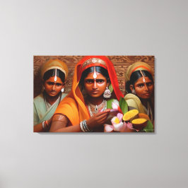 Die Kultur Indiens Leinwanddruck