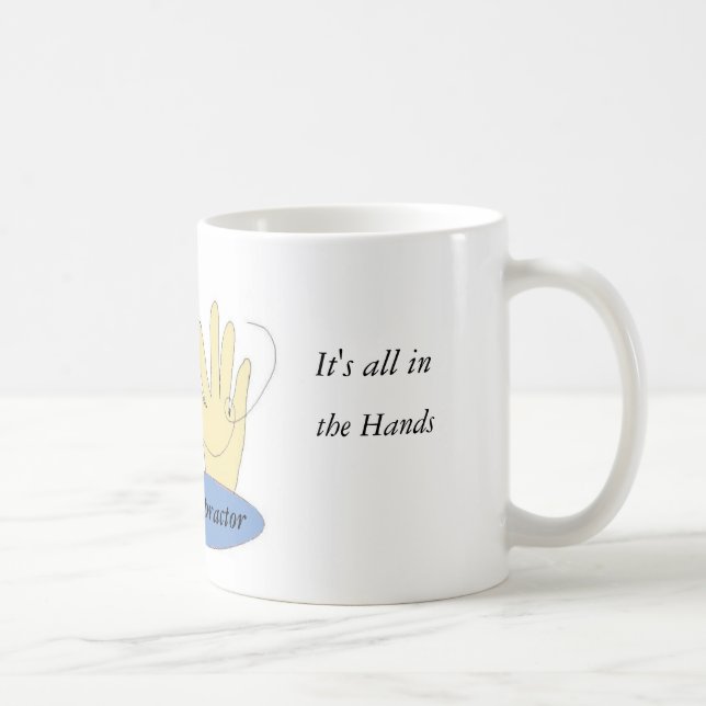 Die Kunst der Chiropraktik Kaffeetasse (Rechts)