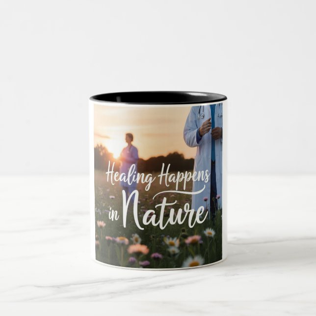 Die Kunst der Heilung: Natur und Medizin Tasse (Mittel)