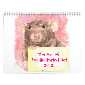 Die Kunst der illustrierten Ratte 2012 Kalender