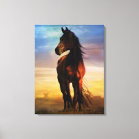 Die Kunst der Leinwand der Pferde