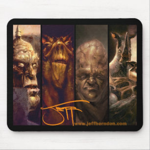Die Kunst der Mausunterlage Jeff Herndon Mousepad