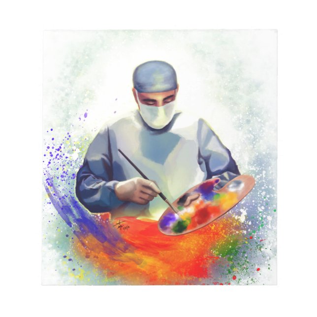 Die Kunst der Medizin Notizblock (Vorderseite)