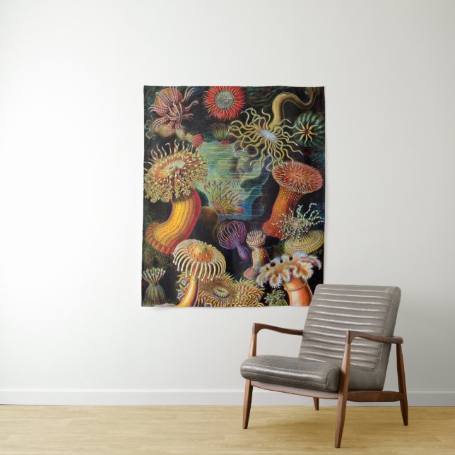 die Kunst der Natur durch Ernst Haeckel Wandteppich (Beispiel)