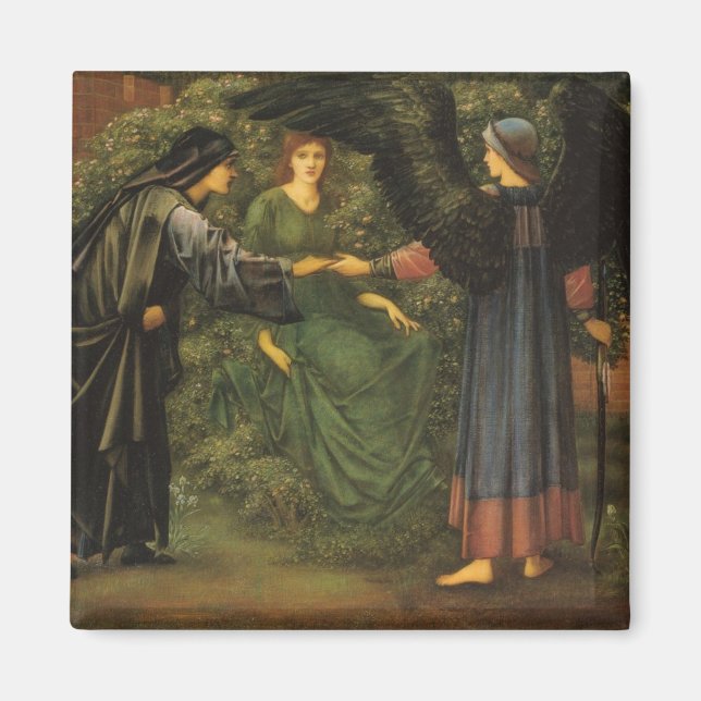 Die Kunst der Rose Magnet (Vorne)