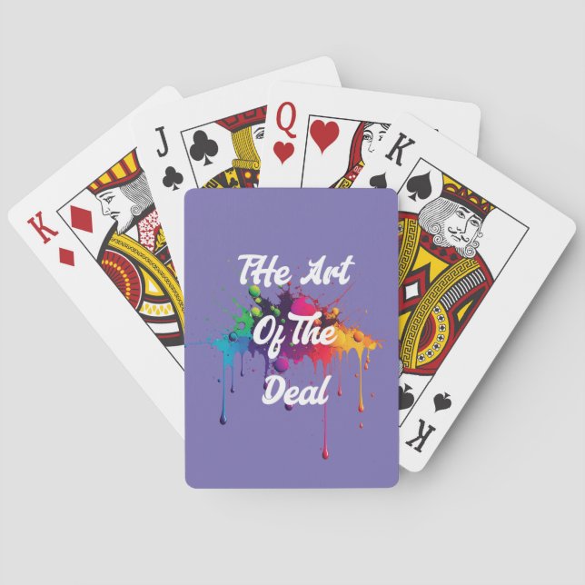 "Die Kunst des Deals" Spielkarten (Rückseite)