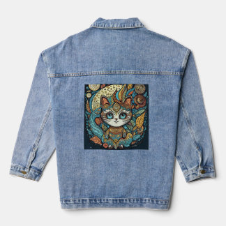 Die Kunst des Doodles Jeansjacke
