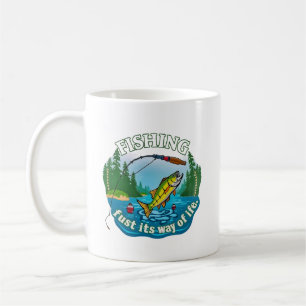 Die Kunst des Fischens Kaffeetasse