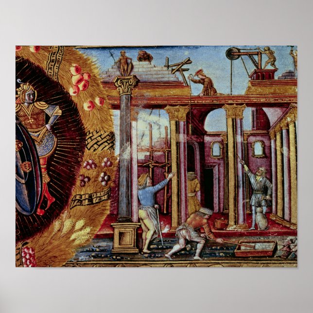 Die Kunst des Gebäude Poster (Vorne)