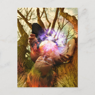 Die Kunst des "Hanged Man Tarot Card" Postkarte