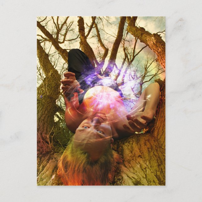 Die Kunst des "Hanged Man Tarot Card" Postkarte (Vorderseite)