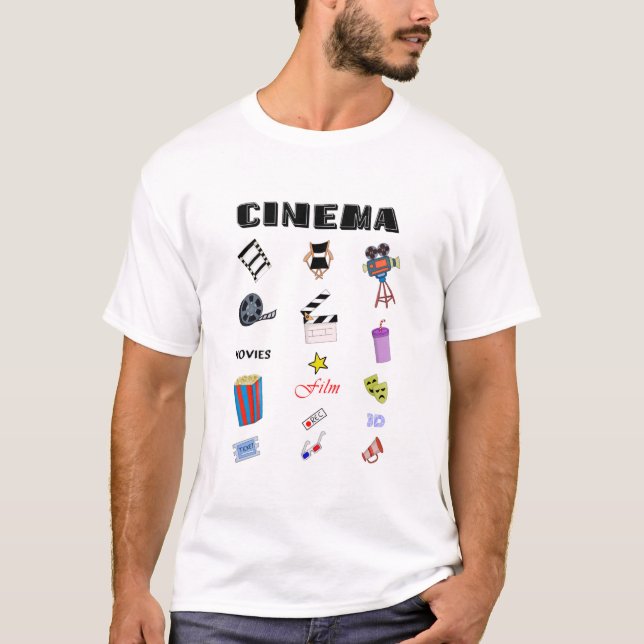 Die Kunst des Kinos T-Shirt (Vorderseite)