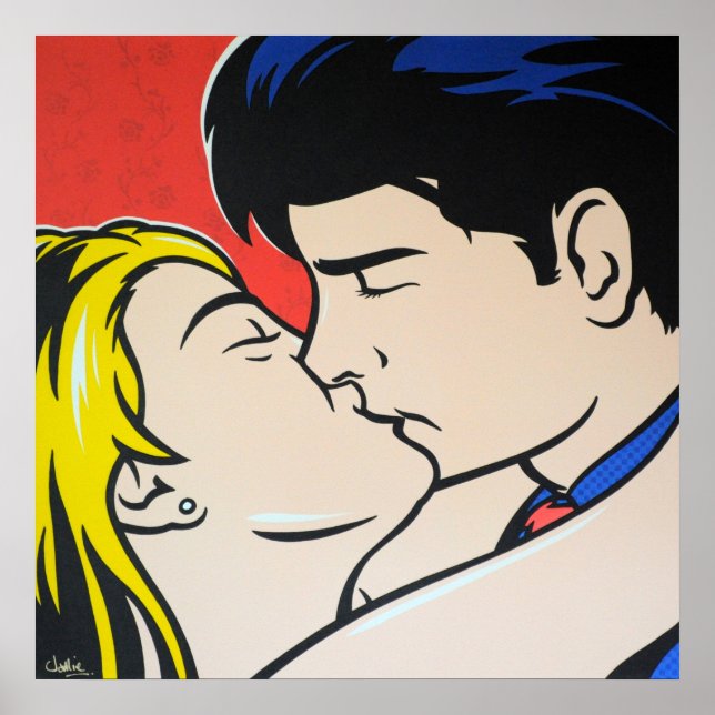 Die Kunst des Kiss-Pops Poster (Vorne)
