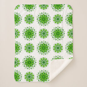 die Kunst des Mandala-Musters Sherpadecke