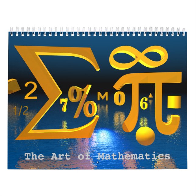 Die Kunst des Mathematikkalenders Kalender (Titelbild)