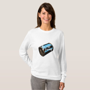 Die Kunst des Nähens des Vintagen Gewindeschneider T-Shirt