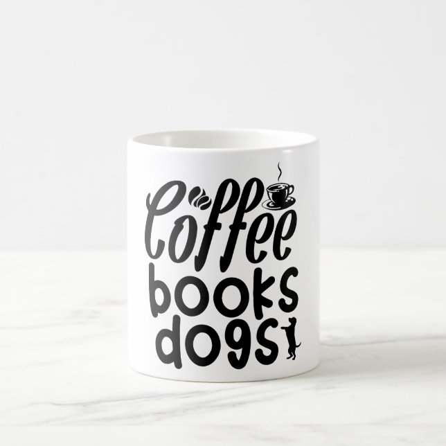 Die Kunst des positiven Hundes | Motivierend Angeb Kaffeetasse (Mittel)