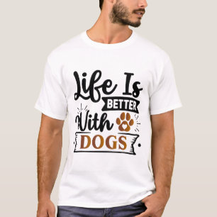 Die Kunst des positiven Hundes Motivierend Angeb T-Shirt